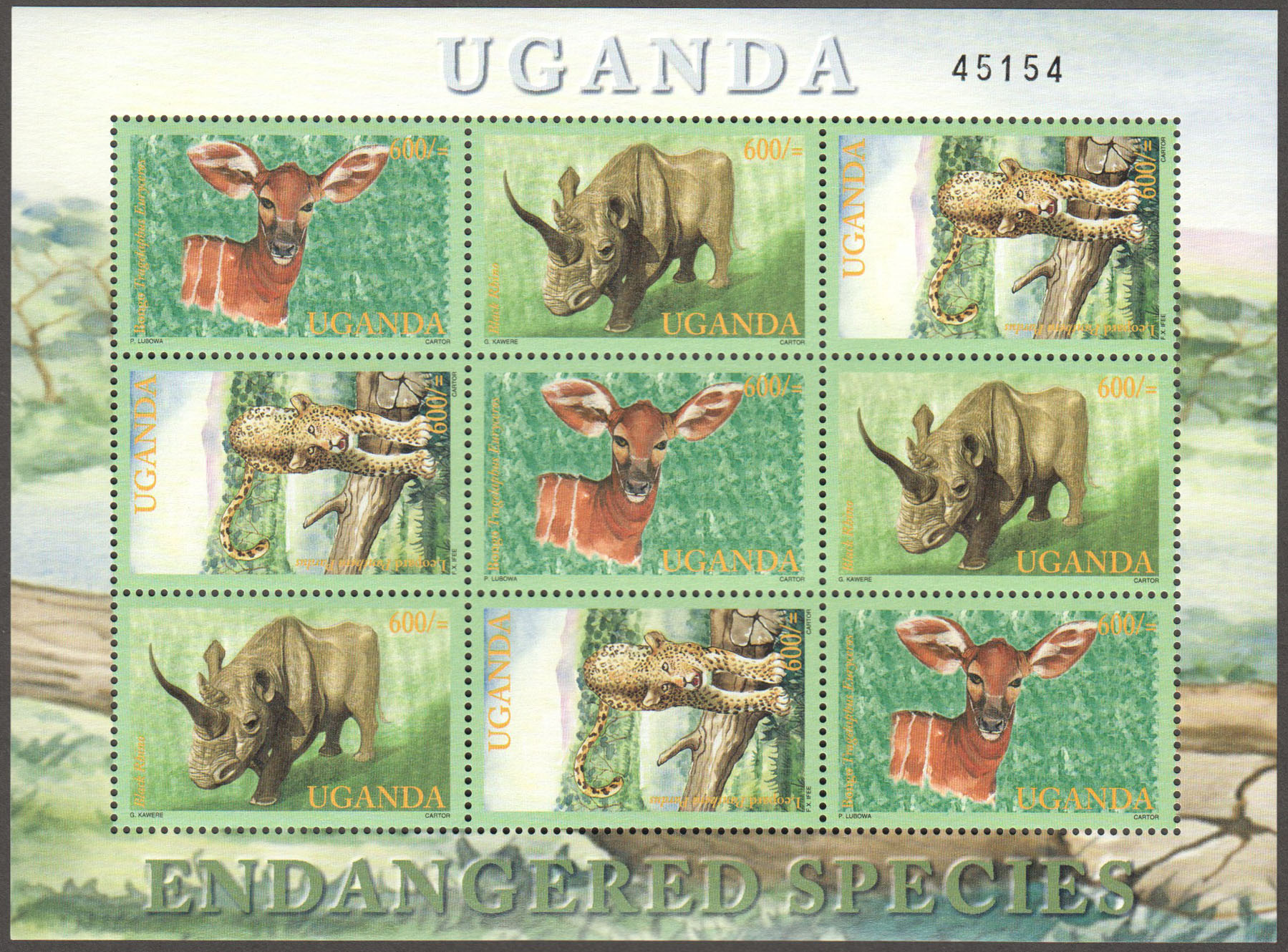 Uganda Scott 1691 MNH S/S (A13-15) - Click Image to Close